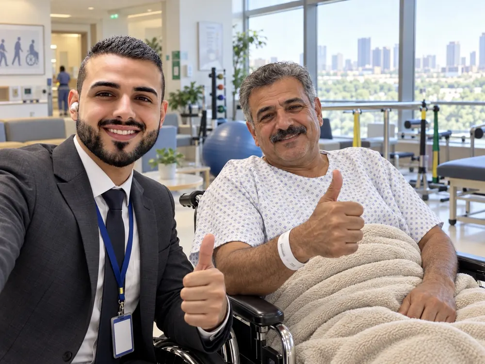 لقاء داخل العيادة الطبية