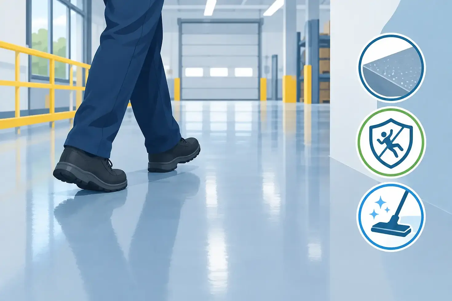 Are Epoxy Floors Slippery? What Facility Teams Need