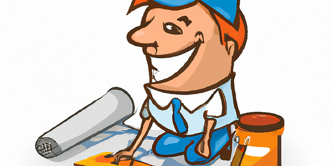 DALL·E 2023-06-27 23.46.48 - architect drawing plans in cartoon style.png