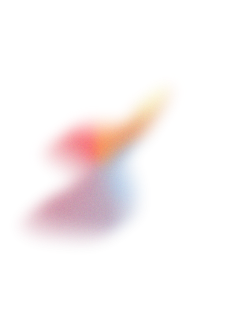 Colourful orbs in orange and pink