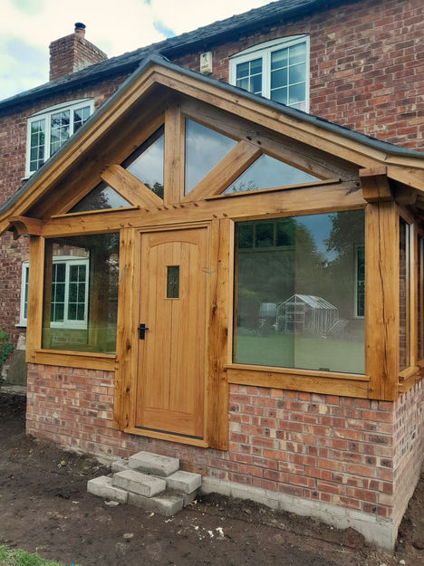 Oak Framed Porch Anglesey 