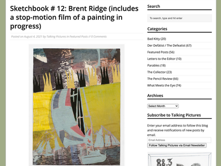 talking PICTURES publishes Brent Ridge sketchbook pages