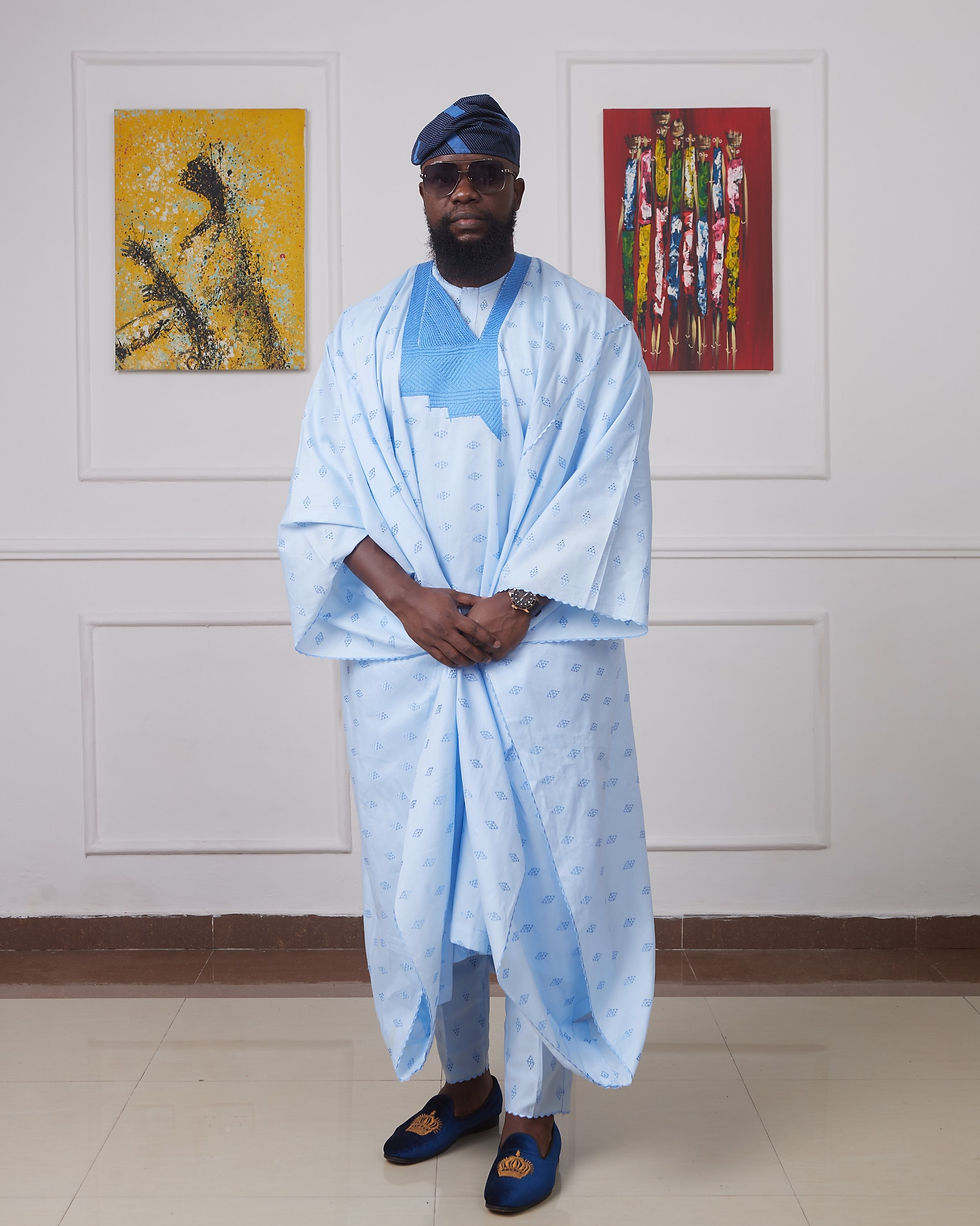 Thumbnail: BLUE AGBADA