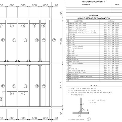 oil&gas structural drawings