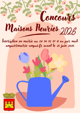 CONCOURS MUNICIPAL DES MAISONS FLEURIES 2026