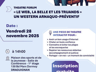 THEATRE FORUM - PREVENTION DES ARNAQUES SUR LE WEB