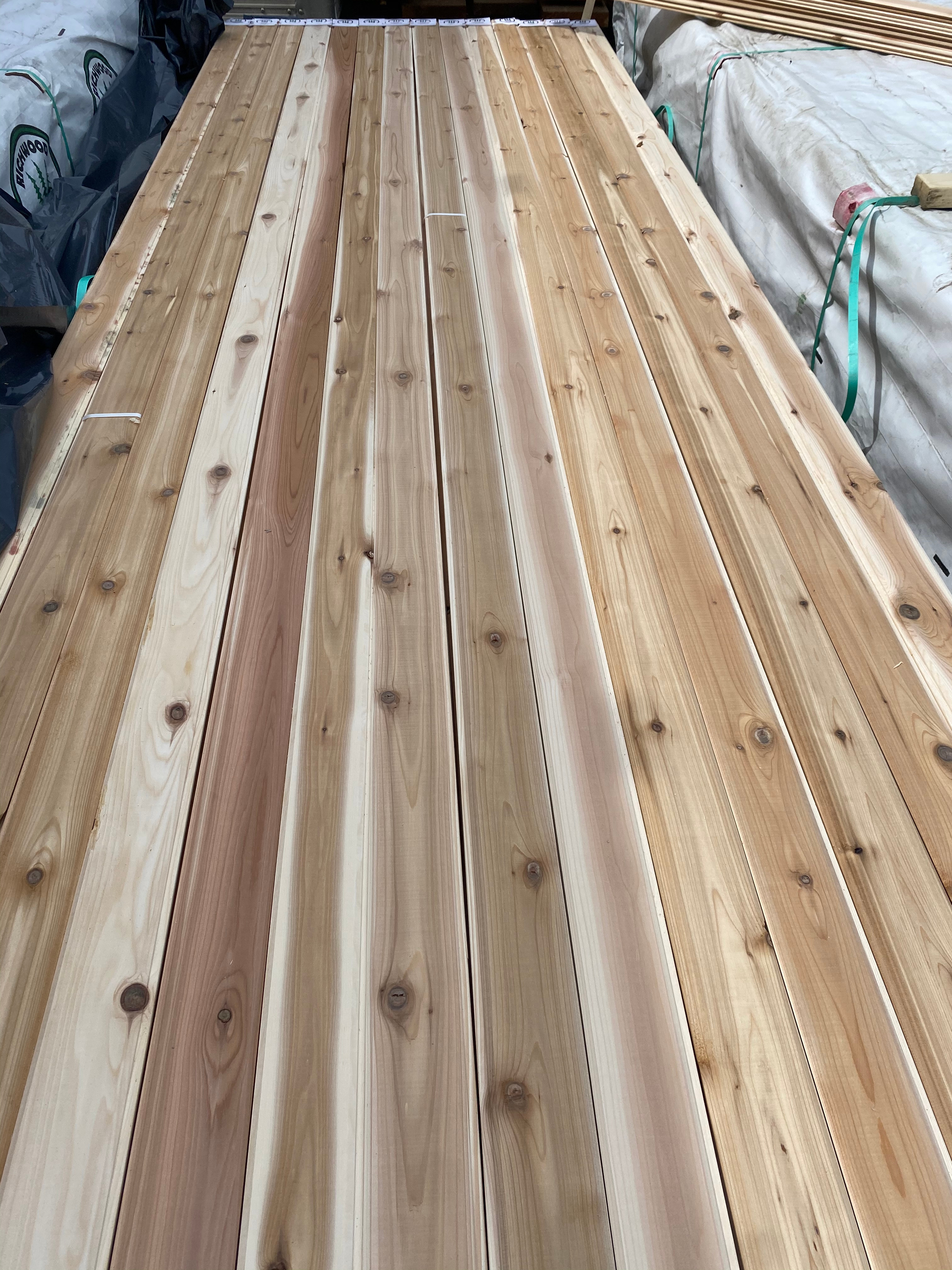 1x4 Cedar T&G Boards - Tight Knot Grade — product view 3