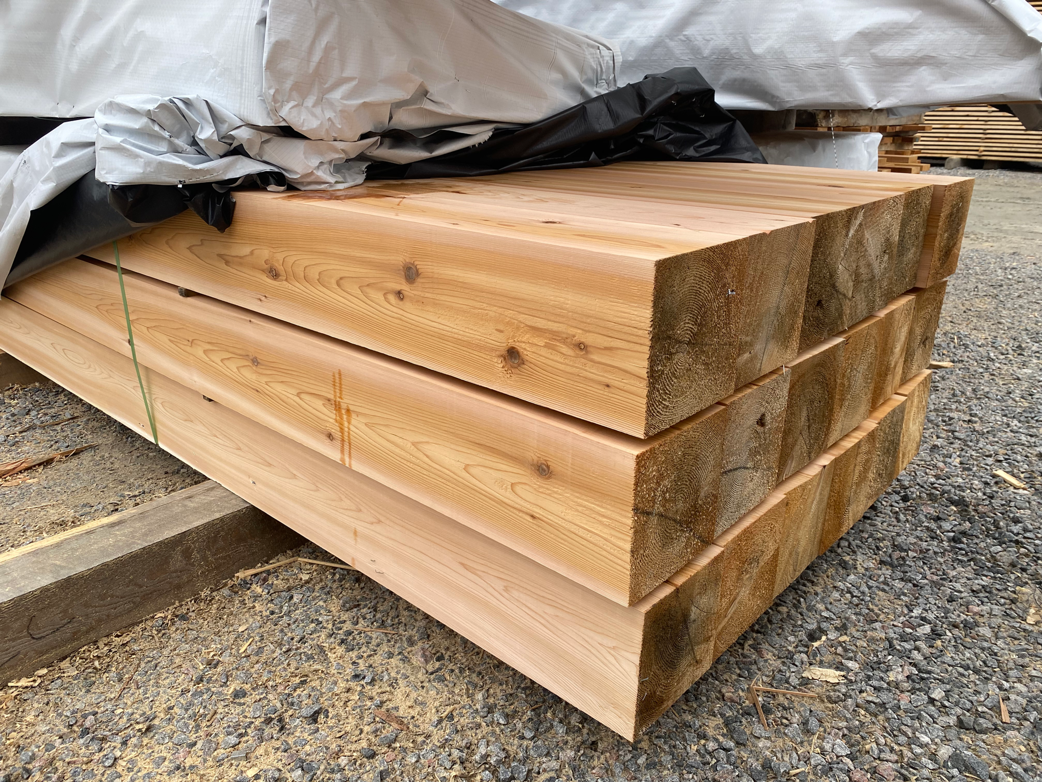 8x8 Cedar Posts - Tight Knot Grade — product view 1
