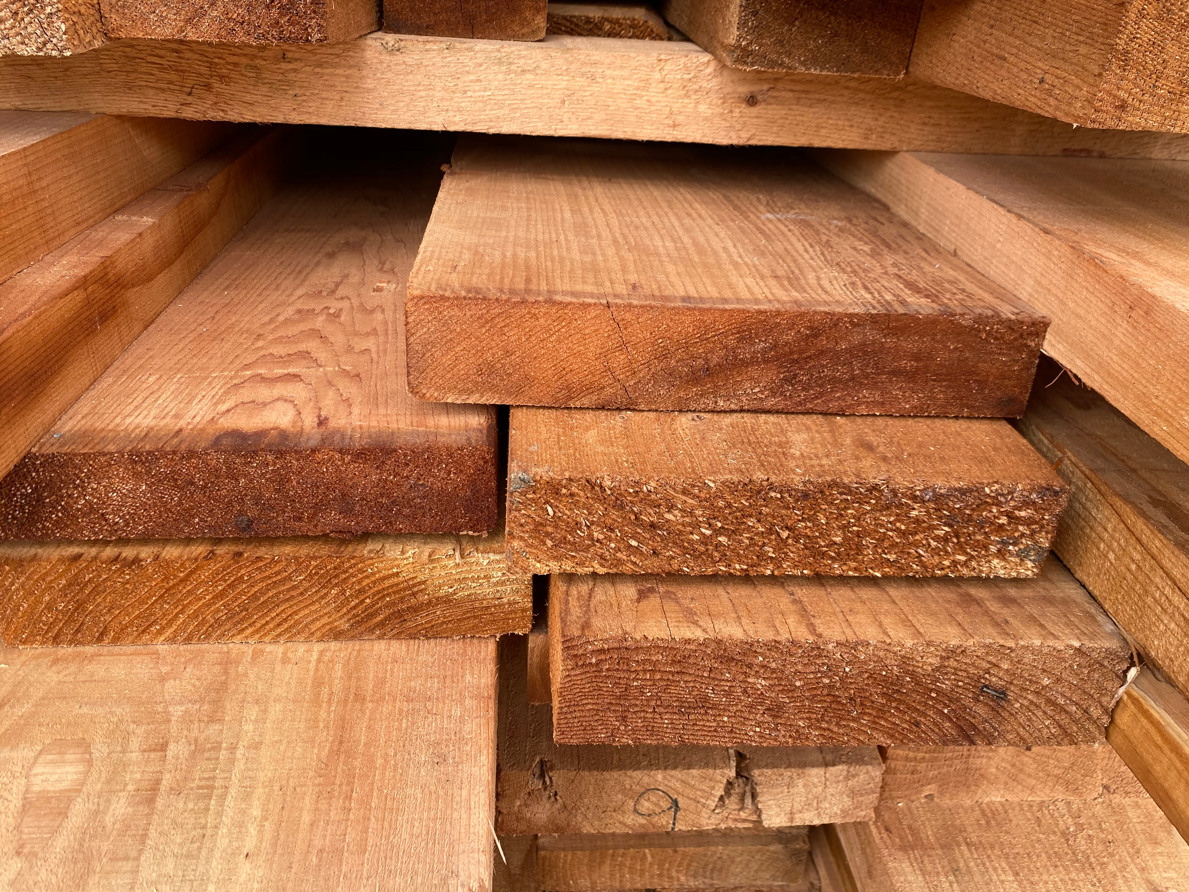 2" Rough Sawn Clear — product view 5