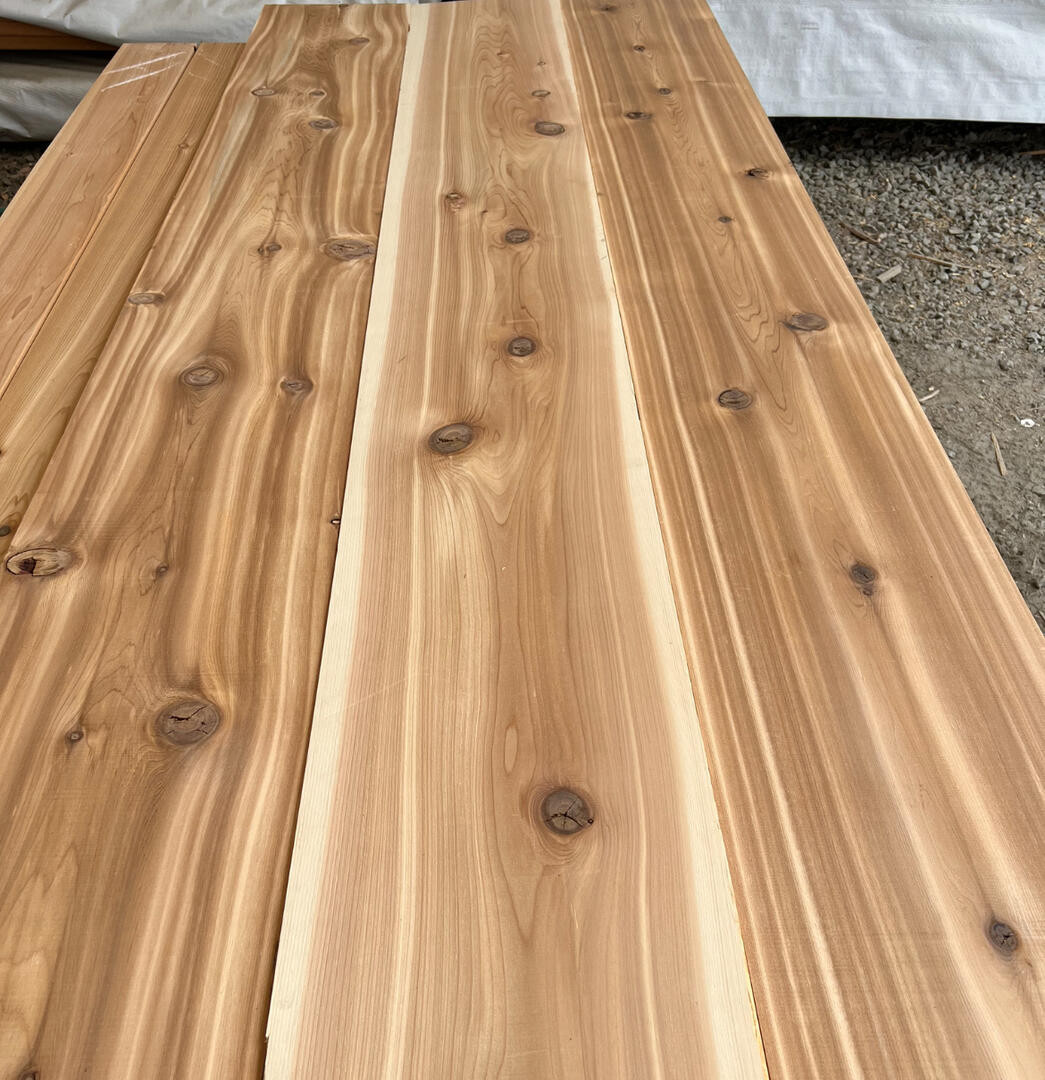 2x12 Western Red Cedar- Tight Knot Grade — product view 2