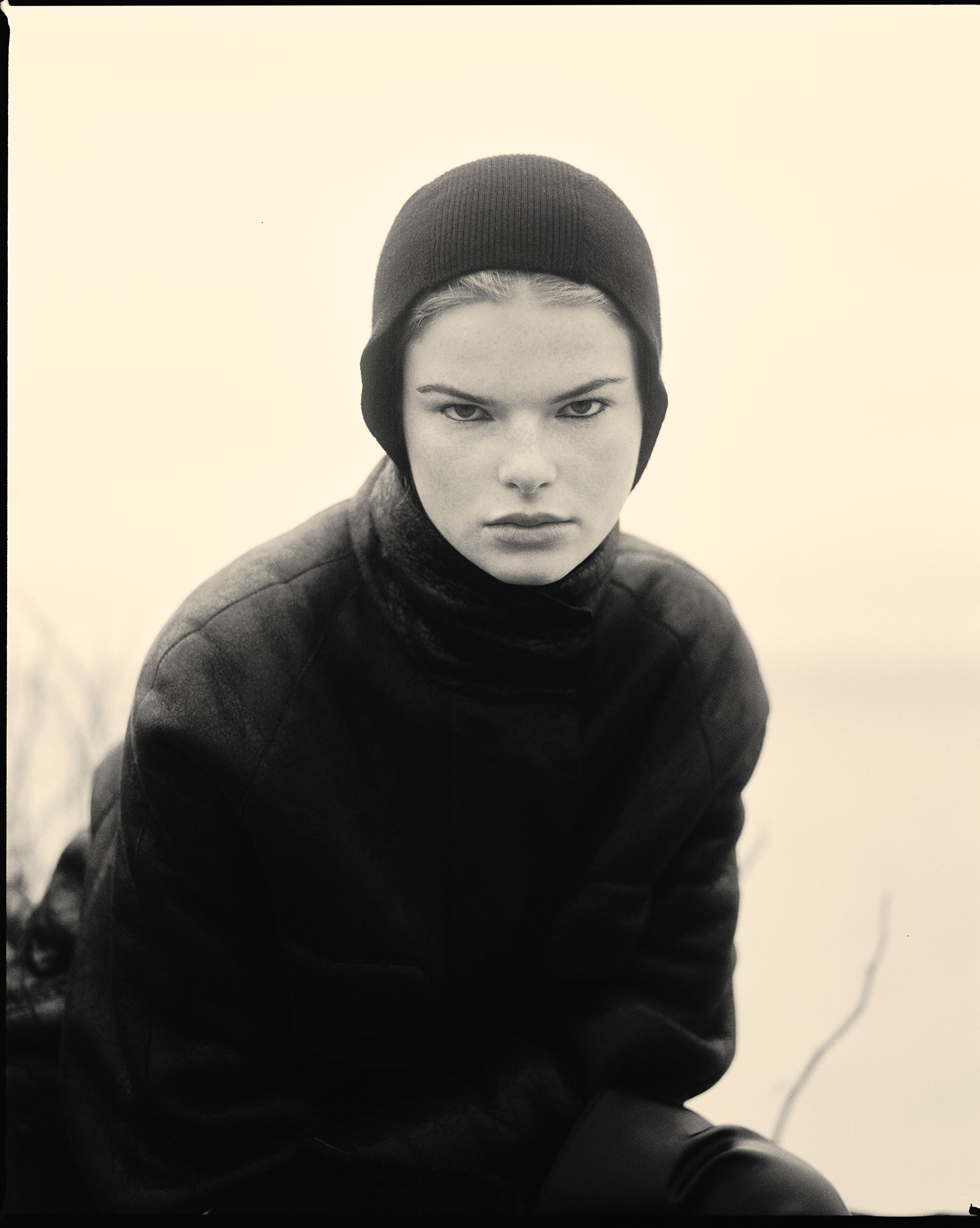 Elise Swain photographed by Emily White and Lucy Ranson at Seven Sisters Cliffs