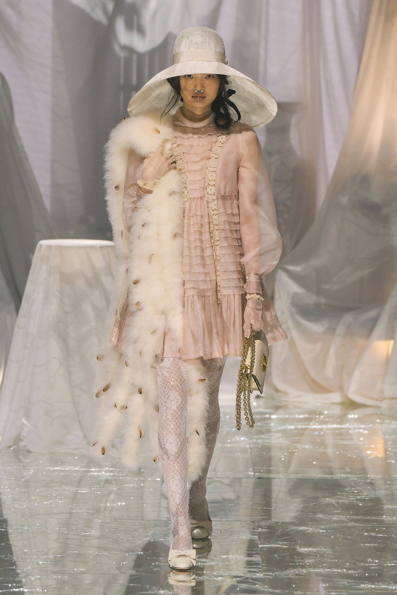 Valentino Pavillon des Folies Spring Summer 2025 collection. Paris, 29th September