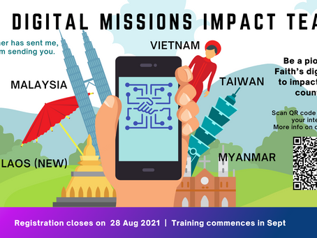 Upcoming Event > Digital Missions Impact Teams | Closing Date: 28 Aug 2021