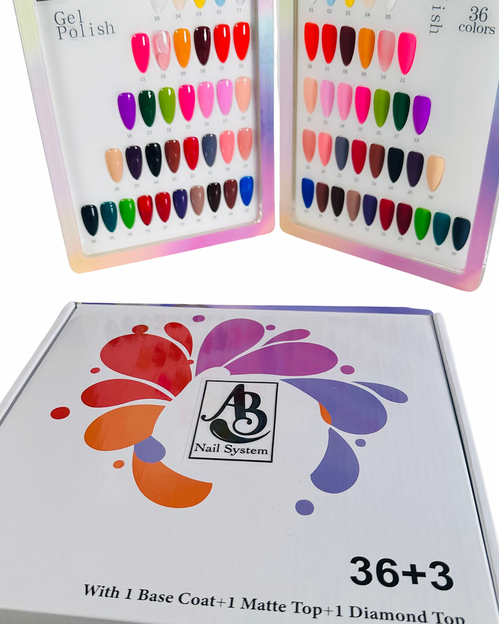 Miniatura: AB collection essential 36 Gel colors plus FREE CHART