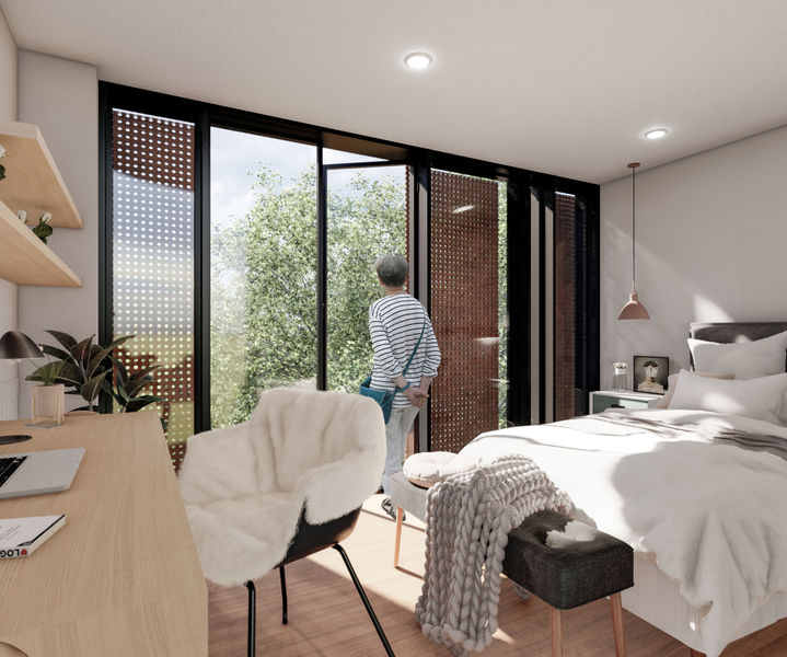Vista interior - dormitorio