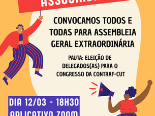 Sintrafi realiza Assembleia para eleger delegados(as) o 7º Congresso Nacional da Contraf-CUT