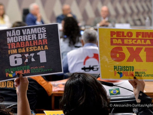 Movimentos sindicais organizam-se para que Senado aprove PEC do fim da escala 6x1