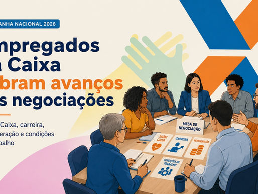 Após seis rodadas, empregados cobram da Caixa avanços nas principais reivindicações