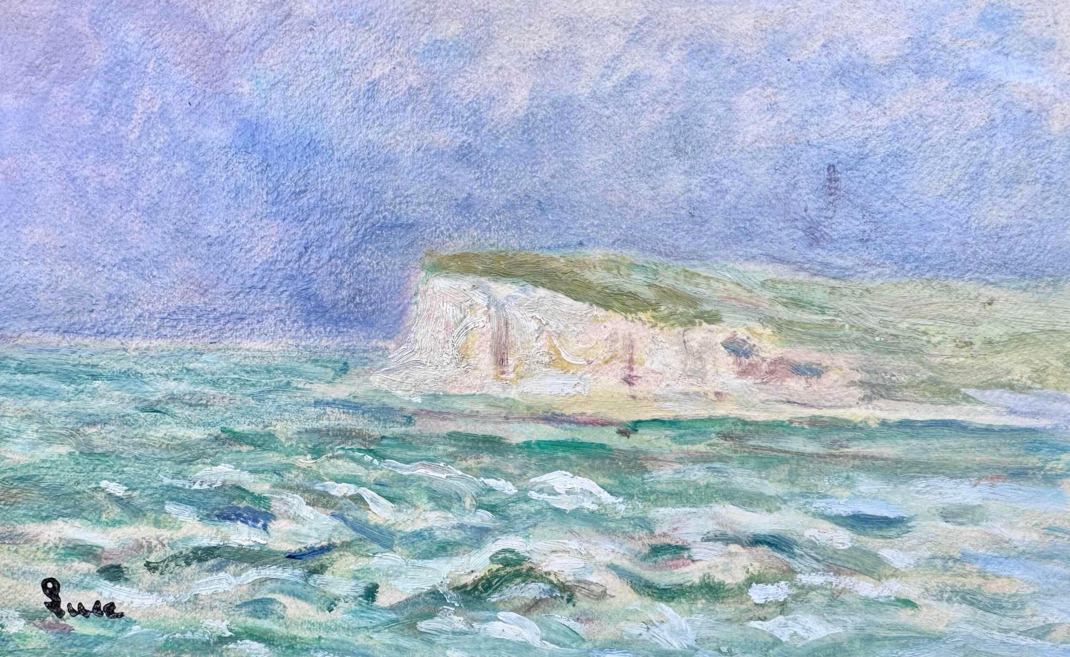 MAXIMILIEN LUCE | La Falaise de Mers, 1935