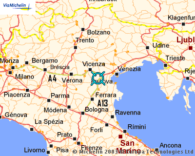 Cartina veneto