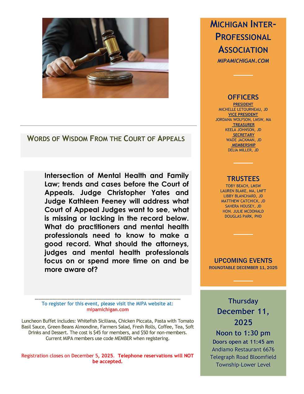 Words of Wisdom from the Court of Appeals