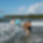 Boogie boarding at Camaroncito Eco Resort Panama