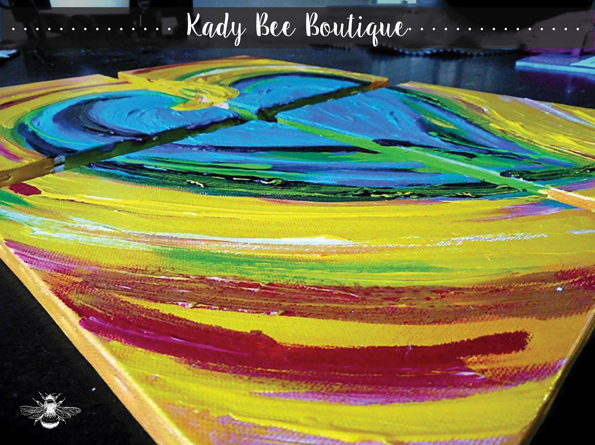 Heart Painting Kady Bee Boutique