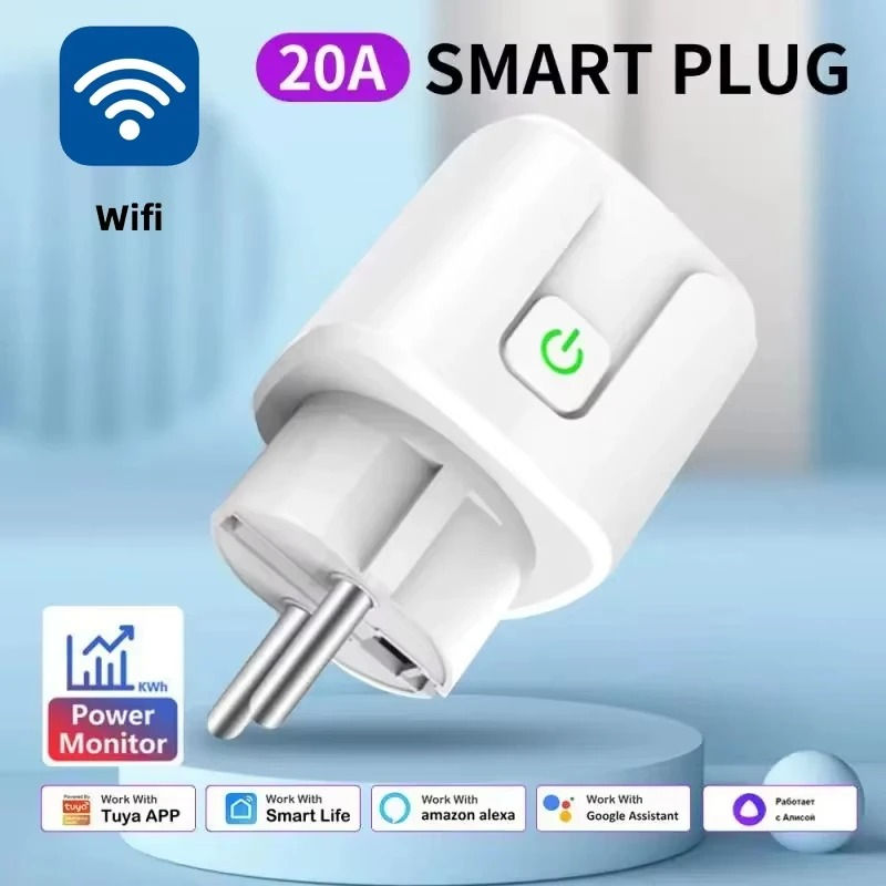 Thumbnail: Smart WiFi Plug 16A/20A with Alexa, Google Home & Tuya App