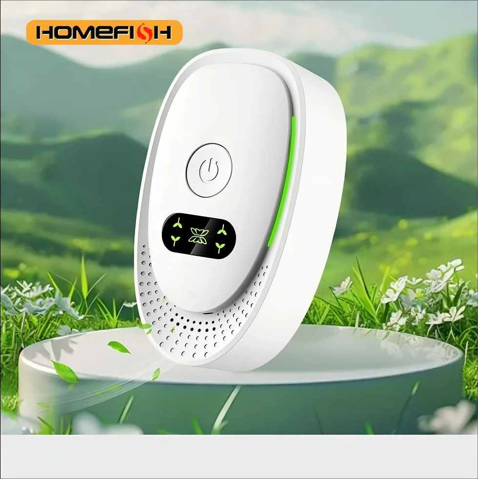 Thumbnail: HOMEFISH 2026 Smart Negative Ion Air Purifier – Pet Odor Eliminator & Portable A