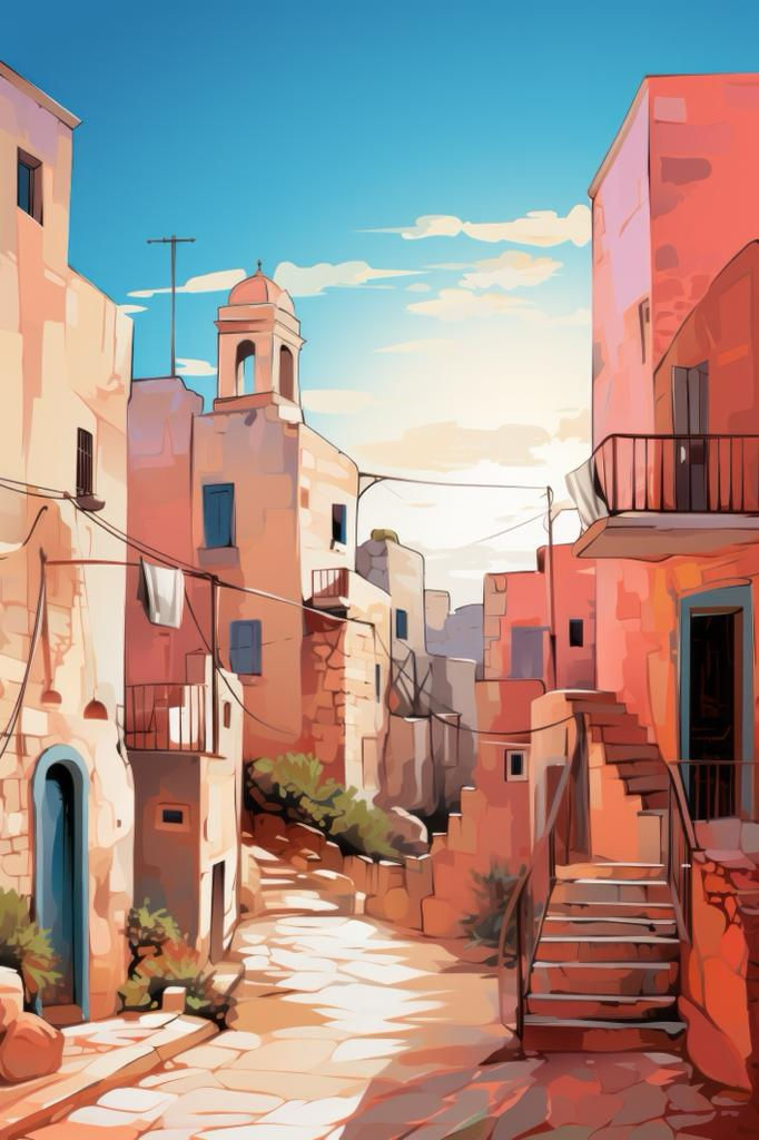 Thumbnail: Nostalgic malta in watercolours