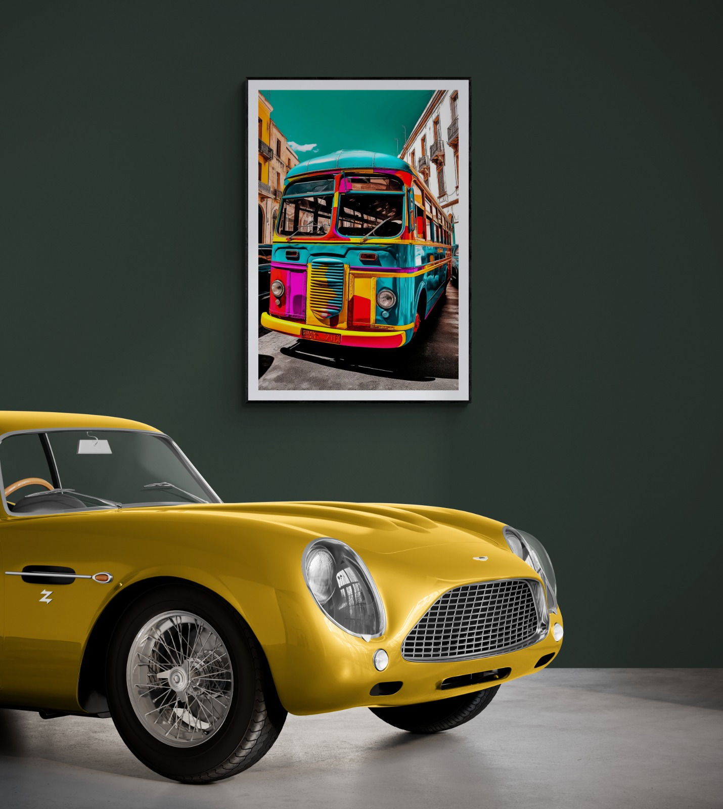 Traditional Maltese Bus