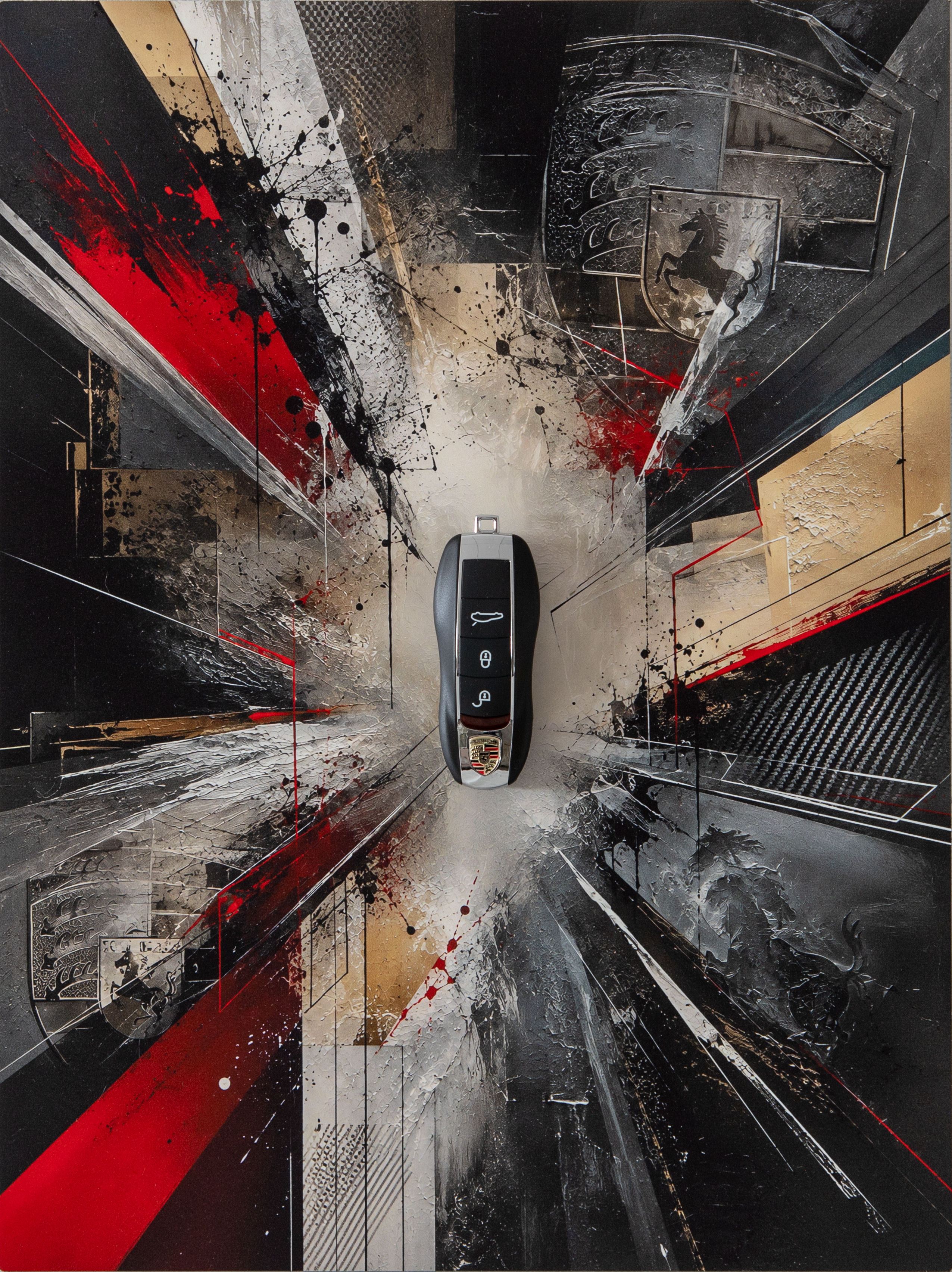 Automotive Art "Porsche" 40x30