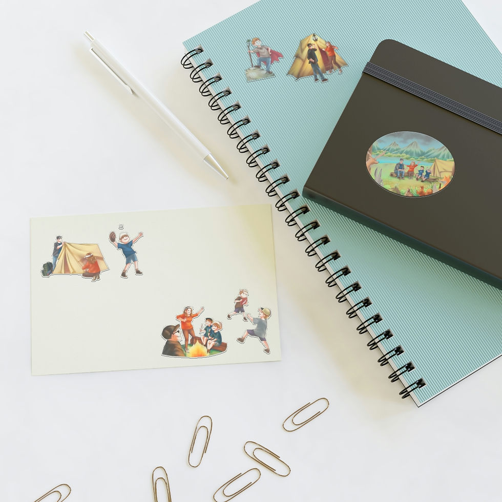 Thumbnail: Campers, Sticker Sheets 3