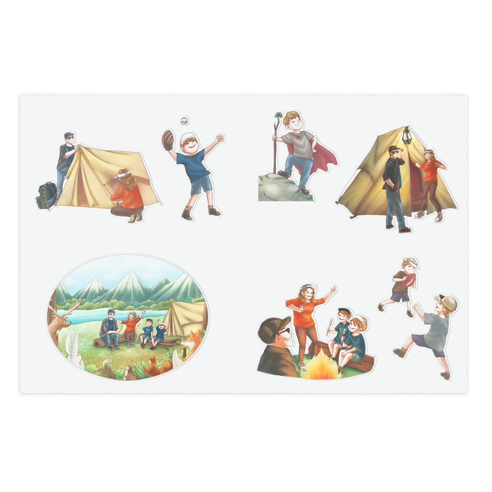Thumbnail: Campers, Sticker Sheets 3