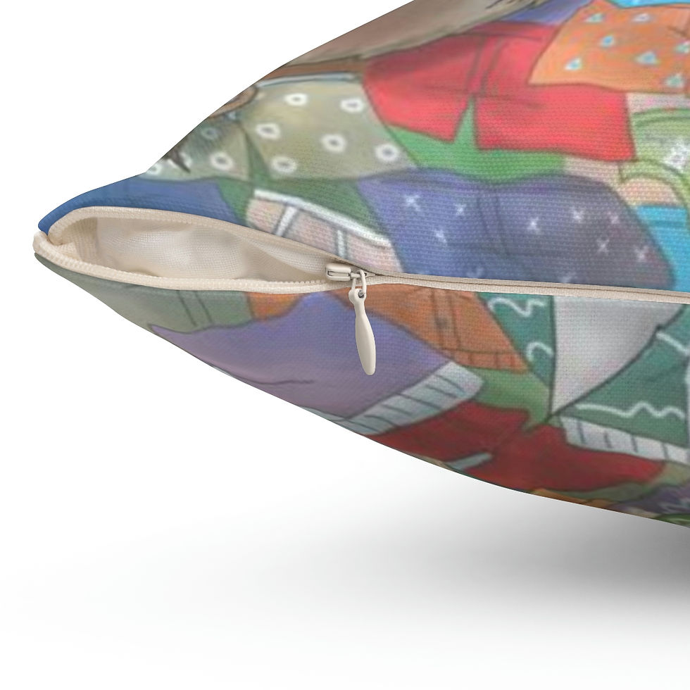 Thumbnail: Spun Polyester Square Pillow 1