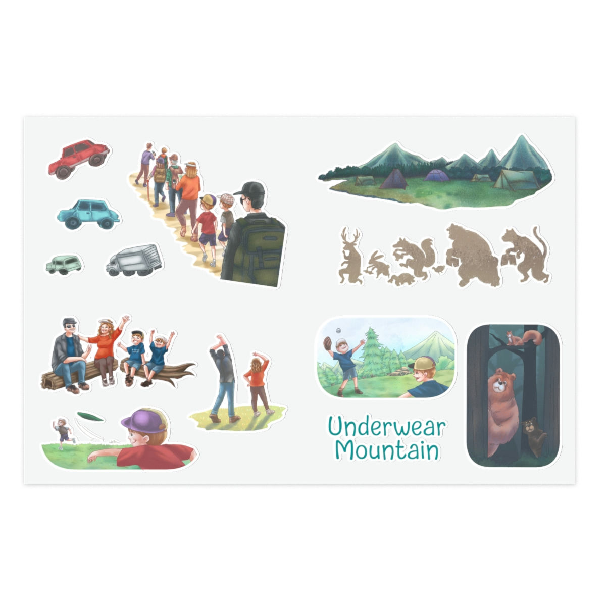 Underwear Mountain, Sticker Sheets 2