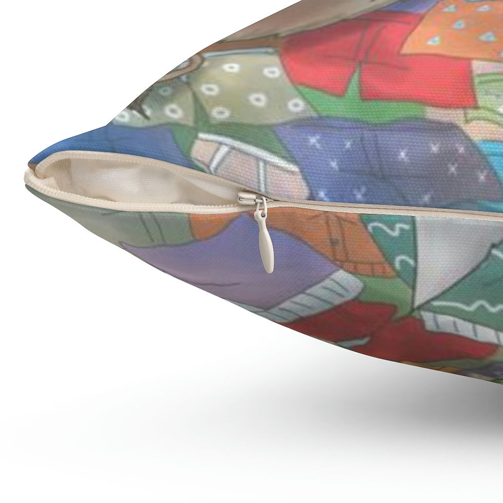 Thumbnail: Spun Polyester Square Pillow 1