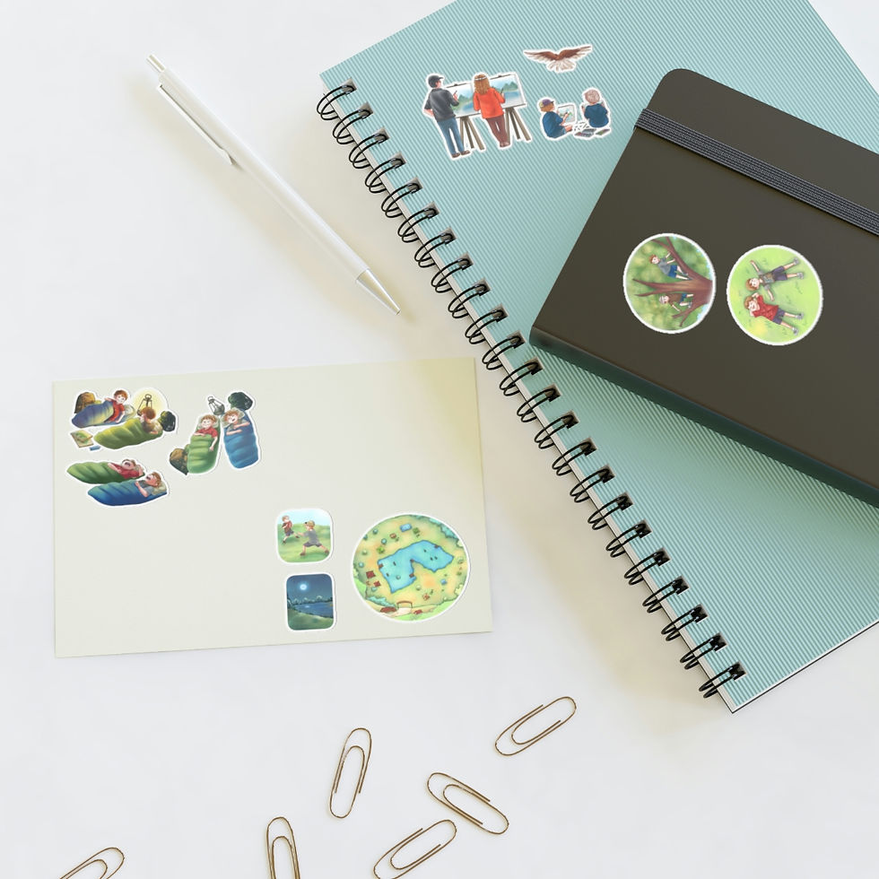 Thumbnail: Campers, Sticker Sheets 2