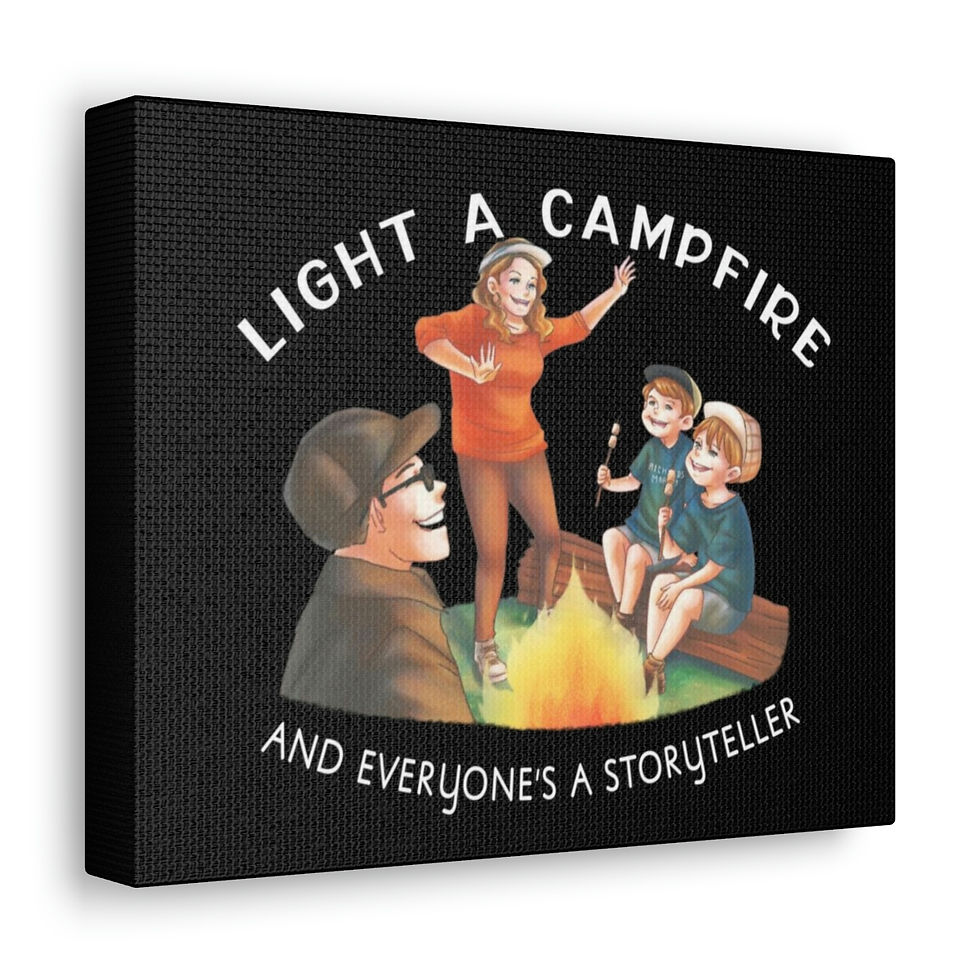 Thumbnail: Light a Campfire - Canvas Gallery Wraps