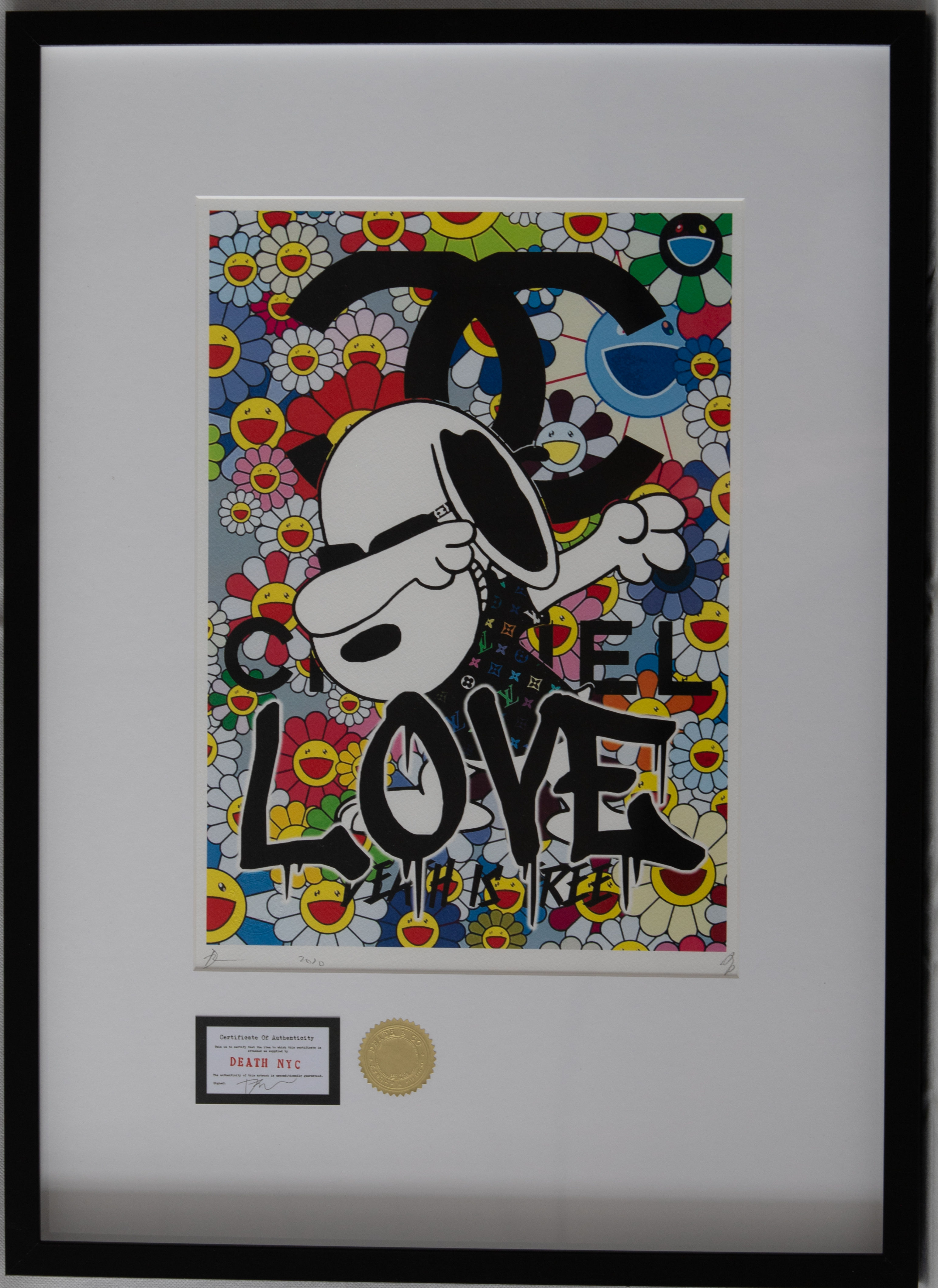 "Snoopy Murakawi" LOVE 52x52