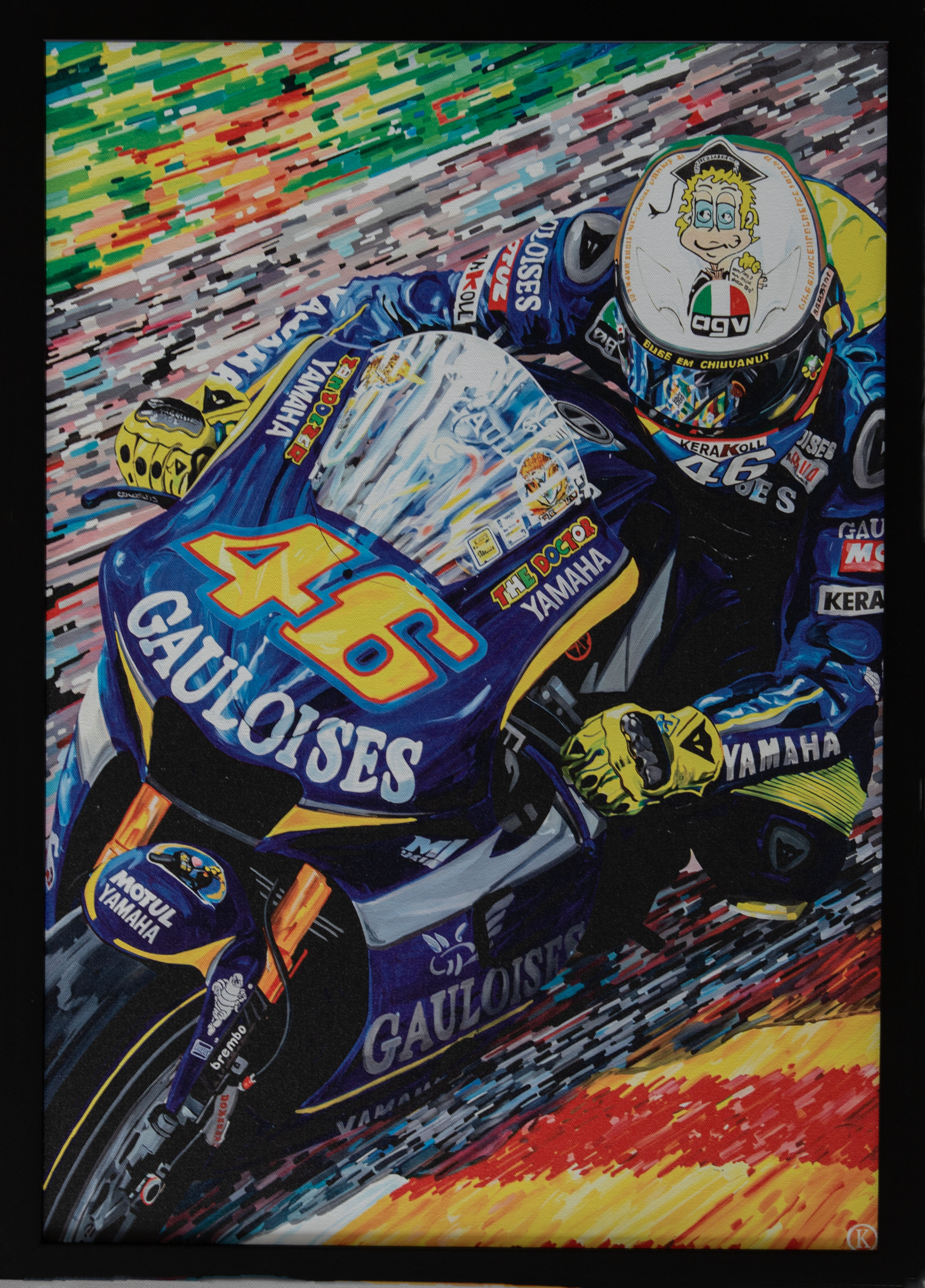 "Rossi - The Doctors Lean" 54x75