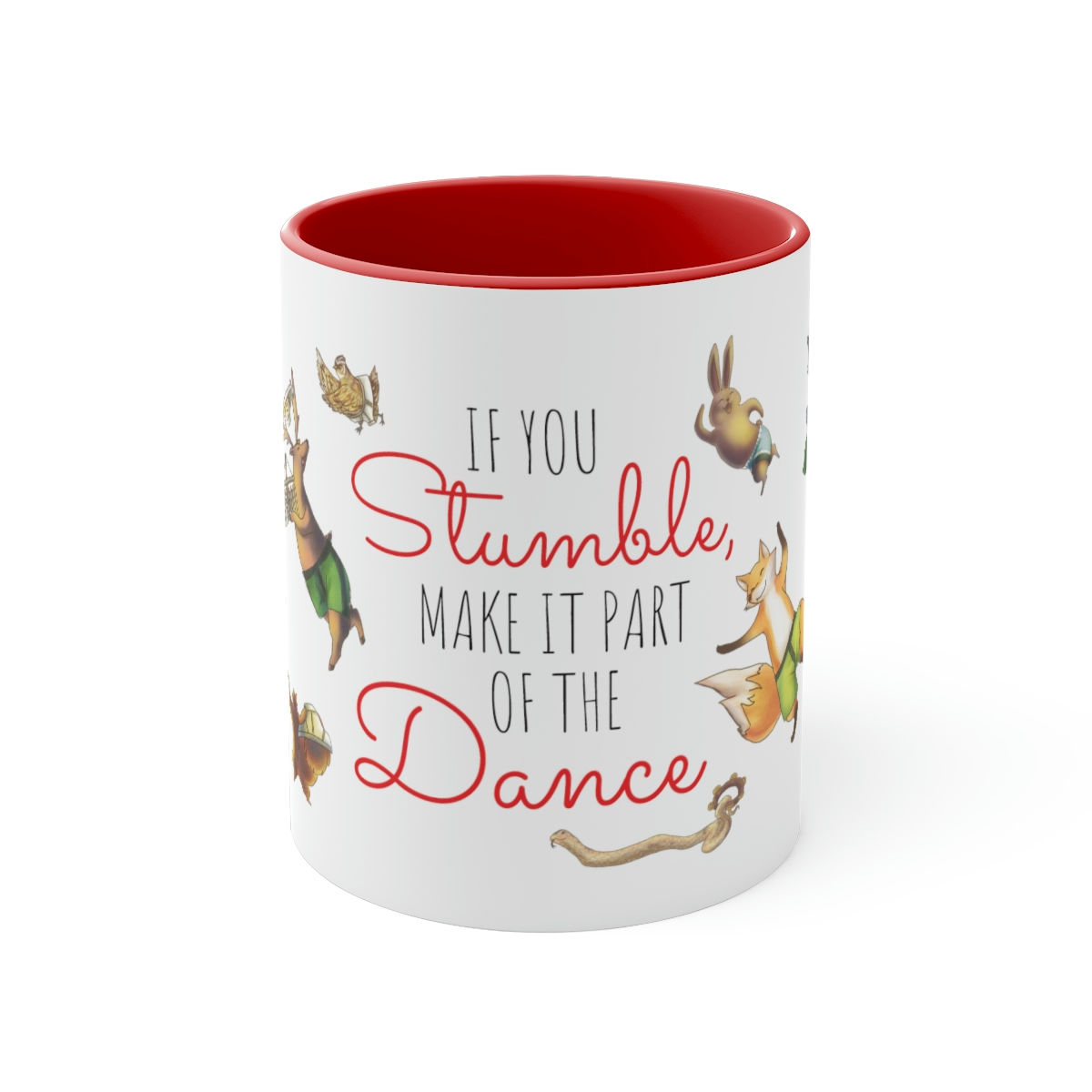 If you stumble - Accent Coffee Mug, 11oz