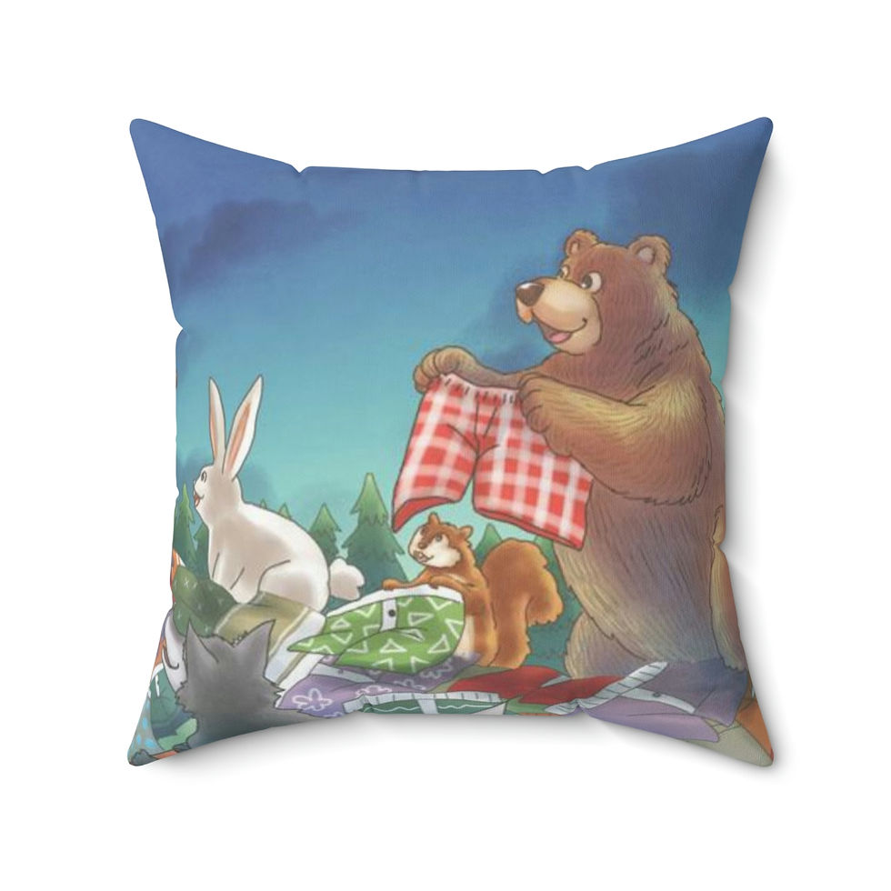 Thumbnail: Spun Polyester Square Pillow 1