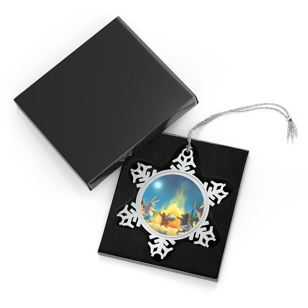Thumbnail: Pewter Snowflake Ornament 2