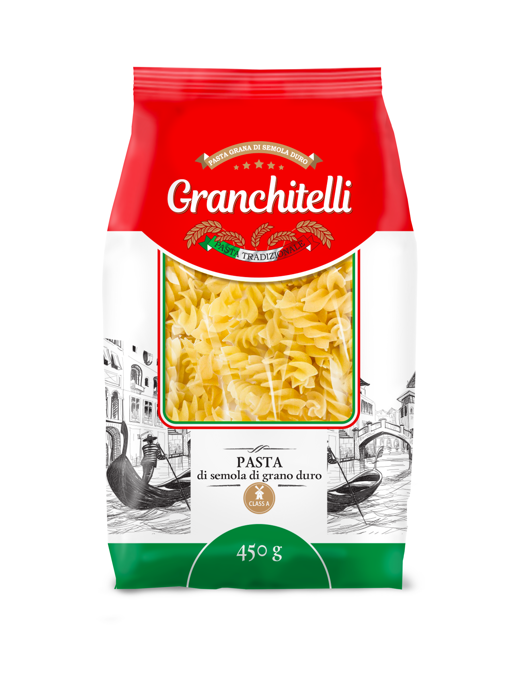 Макаронные изделия "GRANCHITELLI" спирали