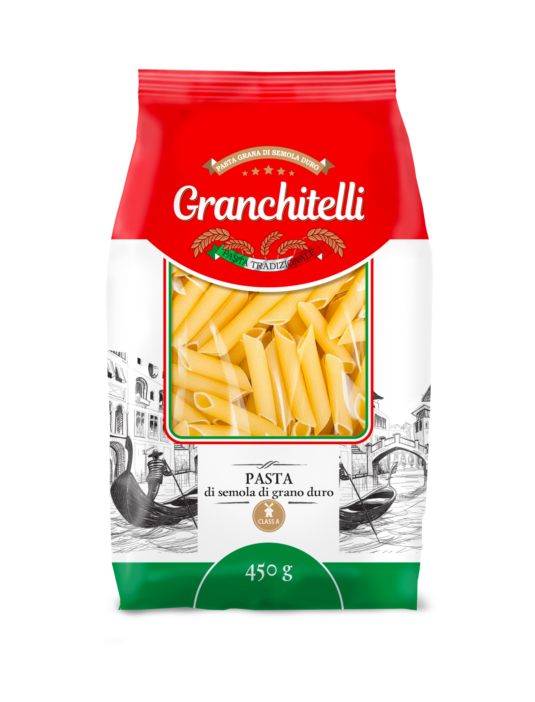 Макаронные изделия "GRANCHITELLI" перья