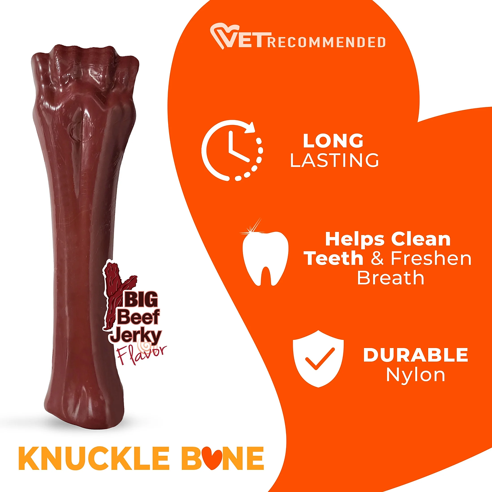 Thumbnail: Power Chew Knuckle Bone Dog Chew Toy Beef X-Large (1 Count)