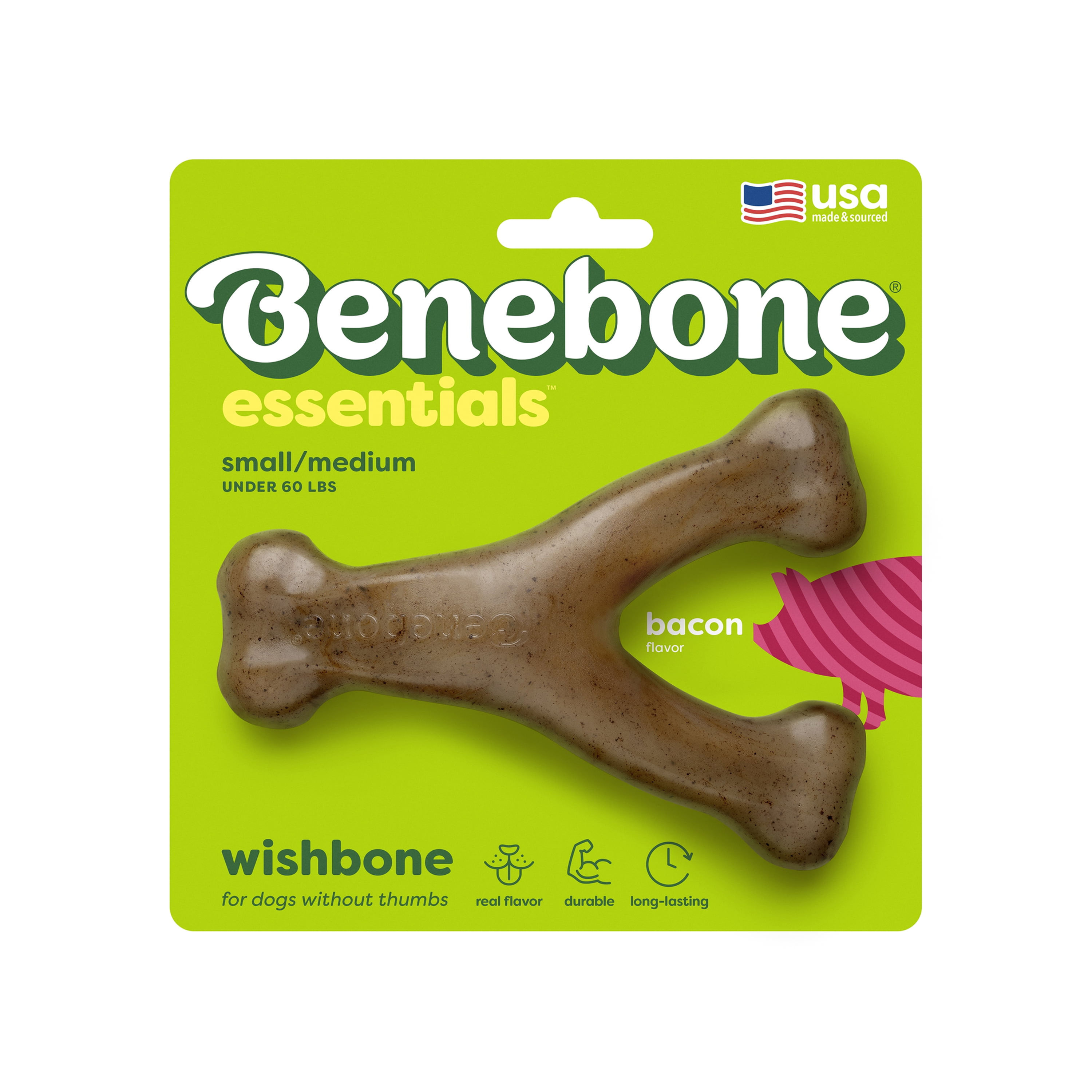 Benebones' Essentials Wishbone Bacon S/M
