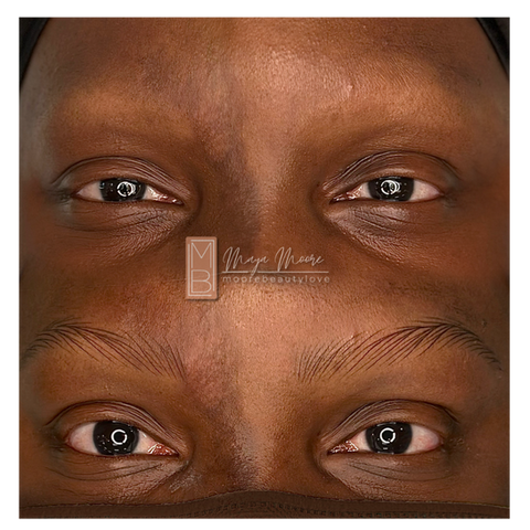 See how Nano Brows transform our client with a natural looking brow