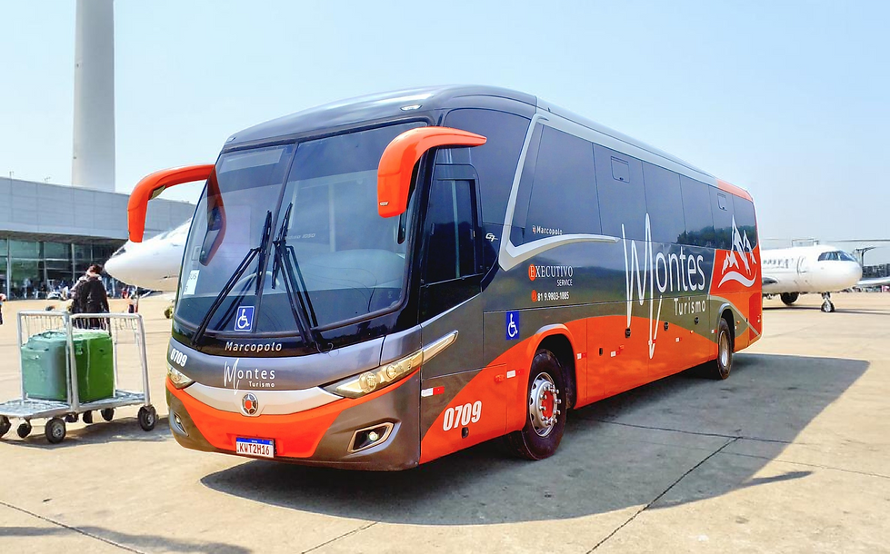 ônibus da Montes Turismo